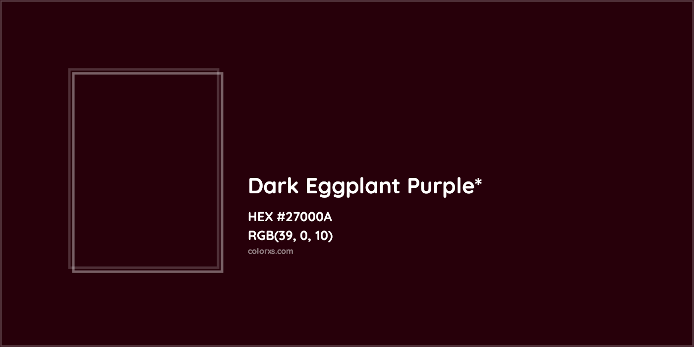 HEX #27000A Color Name, Color Code, Palettes, Similar Paints, Images