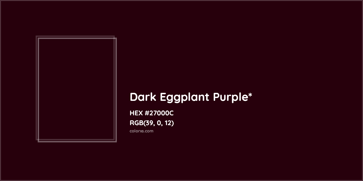 HEX #27000C Color Name, Color Code, Palettes, Similar Paints, Images