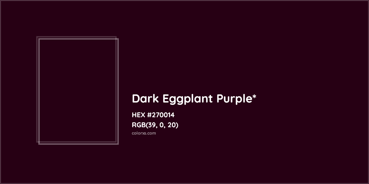 HEX #270014 Color Name, Color Code, Palettes, Similar Paints, Images