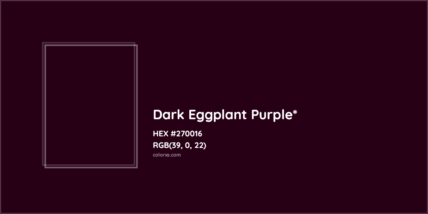 HEX #270016 Color Name, Color Code, Palettes, Similar Paints, Images