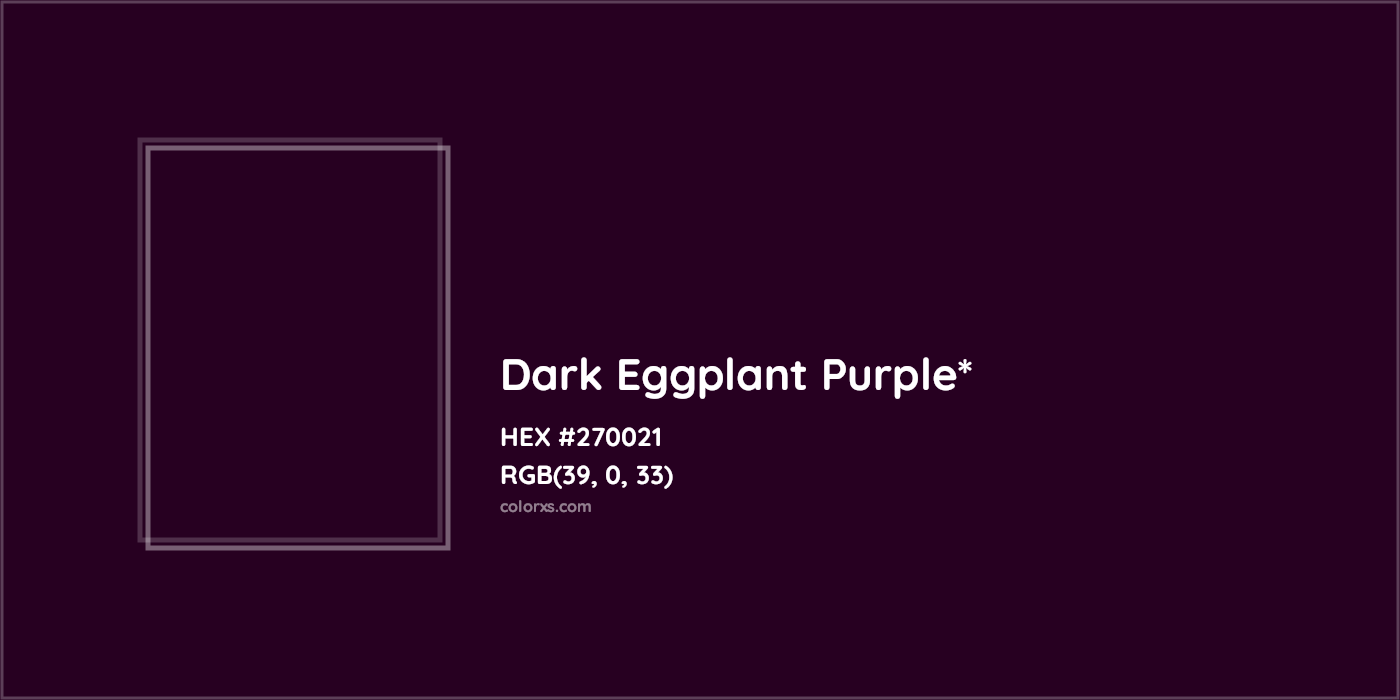 HEX #270021 Color Name, Color Code, Palettes, Similar Paints, Images