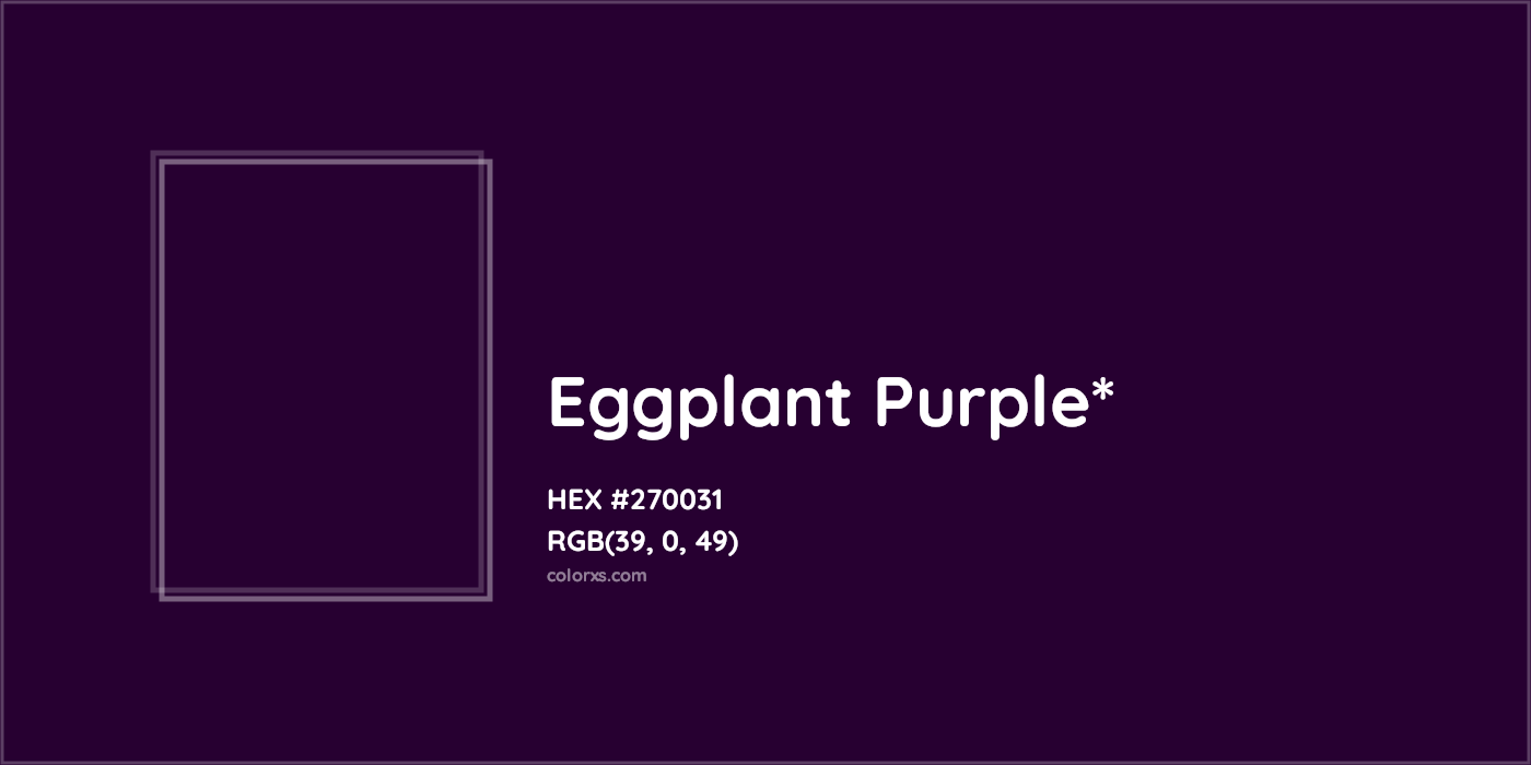 HEX #270031 Color Name, Color Code, Palettes, Similar Paints, Images
