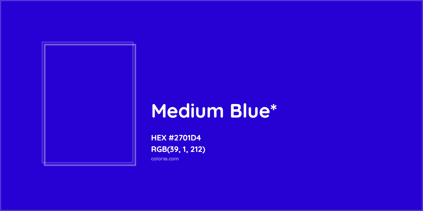 HEX #2701D4 Color Name, Color Code, Palettes, Similar Paints, Images
