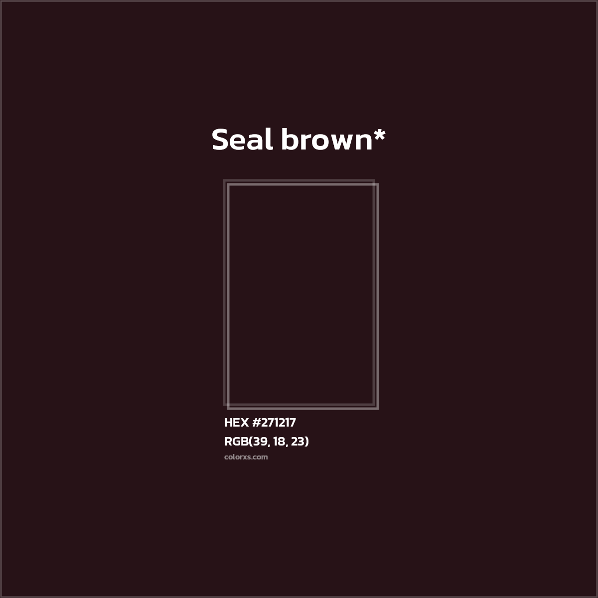 HEX #271217 Color Name, Color Code, Palettes, Similar Paints, Images