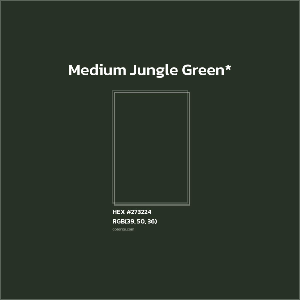 HEX #273224 Color Name, Color Code, Palettes, Similar Paints, Images