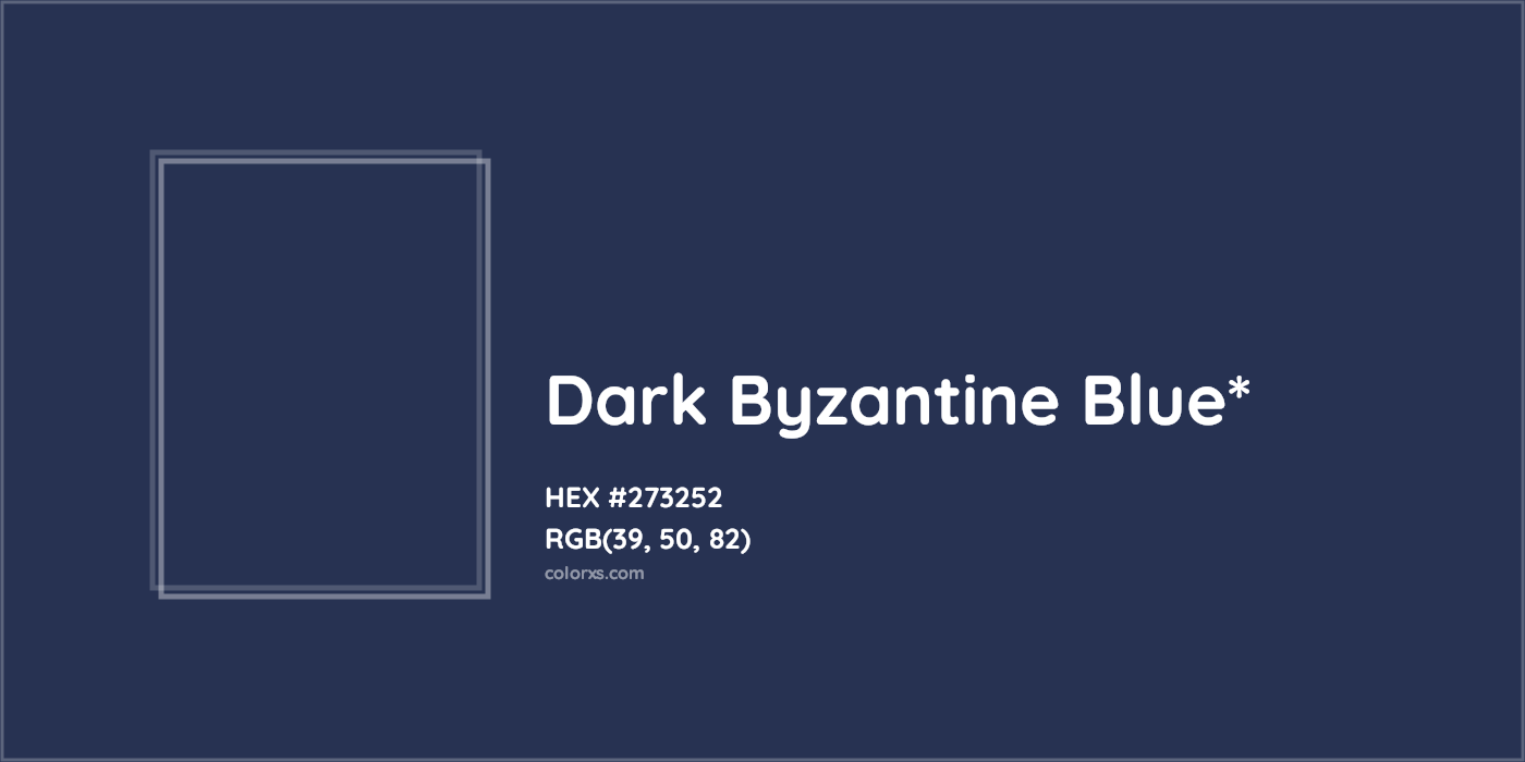 HEX #273252 Color Name, Color Code, Palettes, Similar Paints, Images