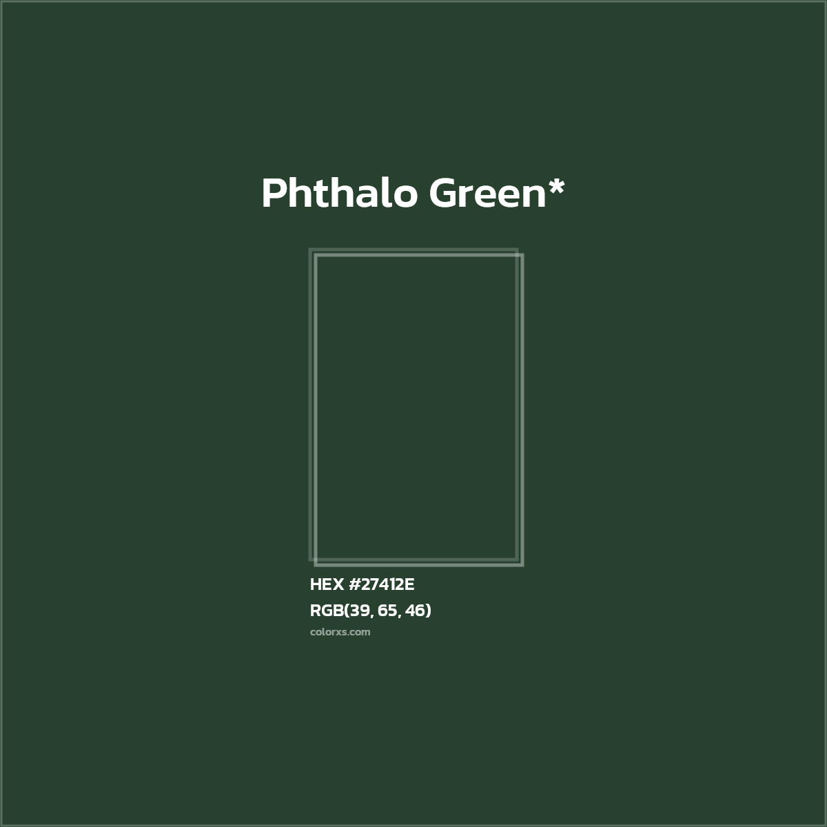 HEX #27412E Color Name, Color Code, Palettes, Similar Paints, Images