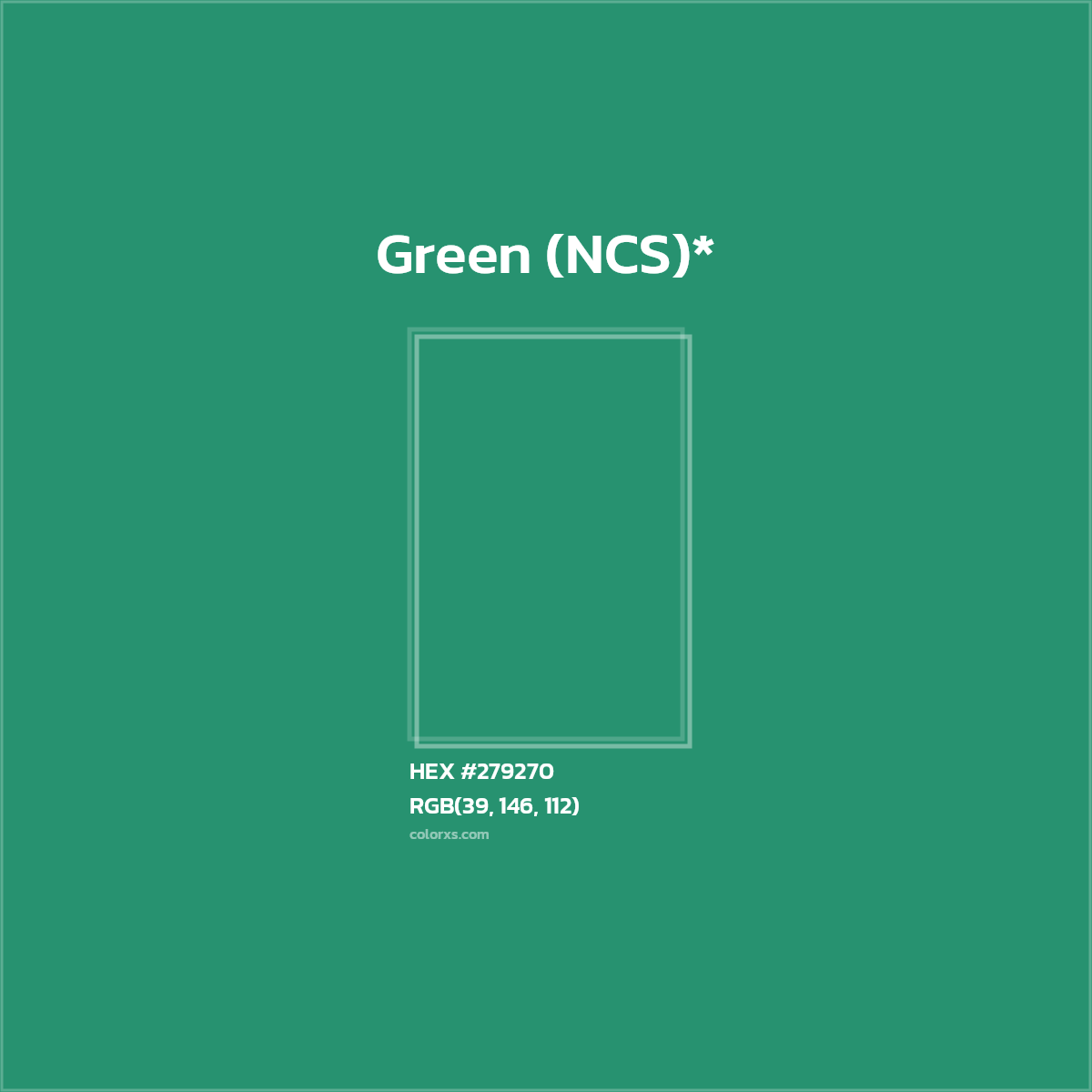 HEX #279270 Color Name, Color Code, Palettes, Similar Paints, Images