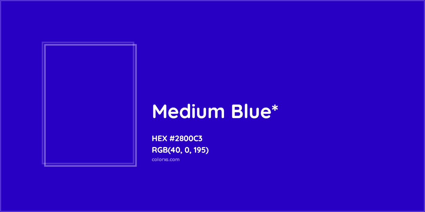 HEX #2800C3 Color Name, Color Code, Palettes, Similar Paints, Images