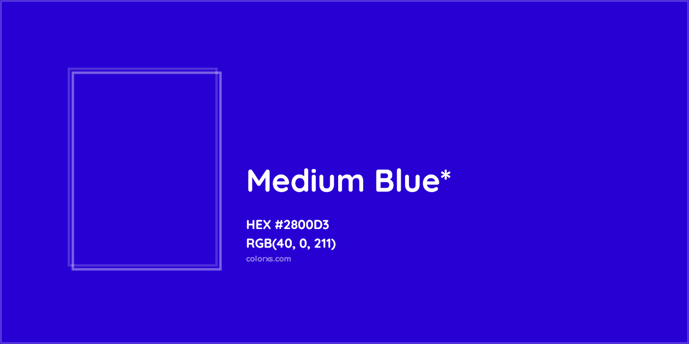 HEX #2800D3 Color Name, Color Code, Palettes, Similar Paints, Images