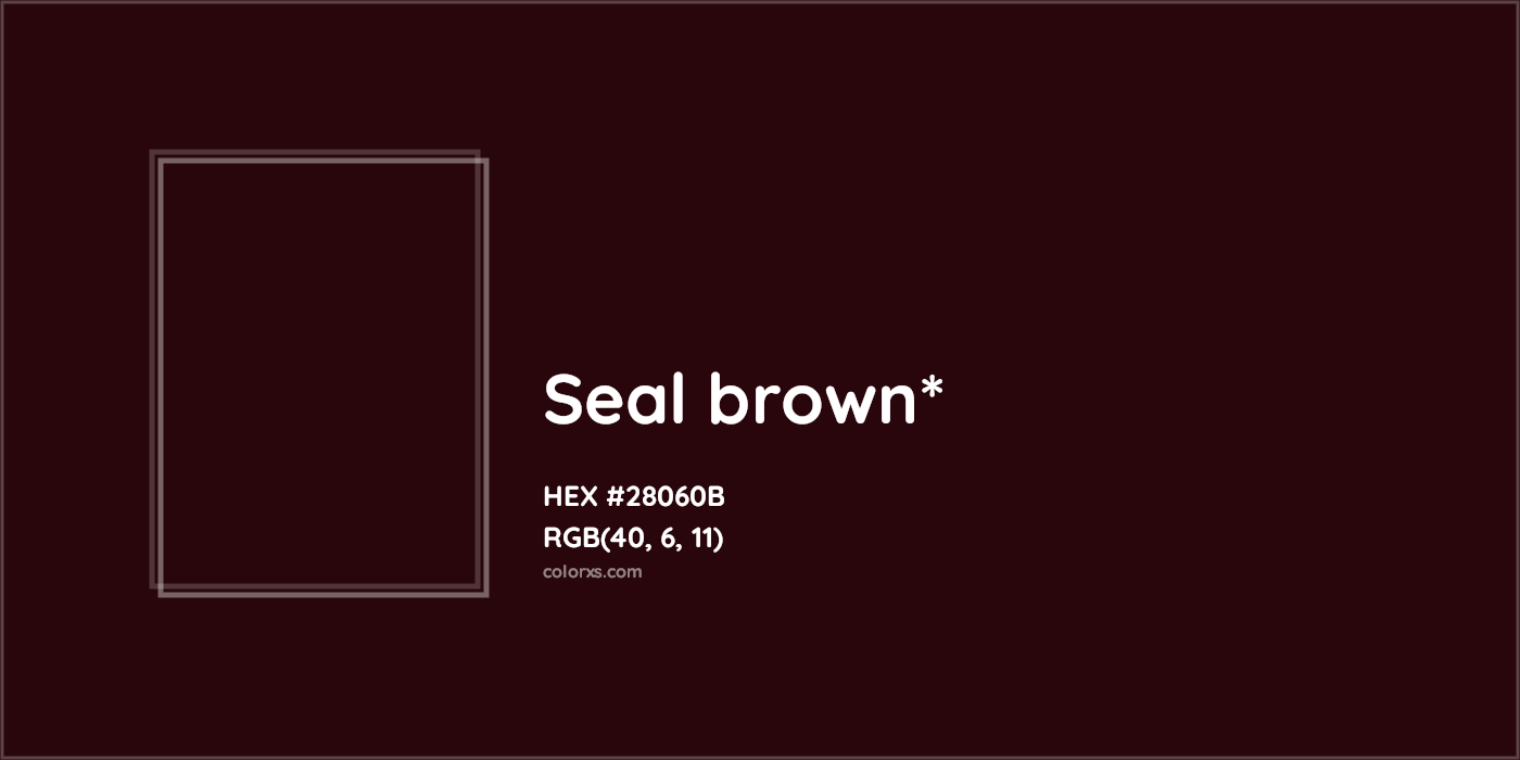 HEX #28060B Color Name, Color Code, Palettes, Similar Paints, Images