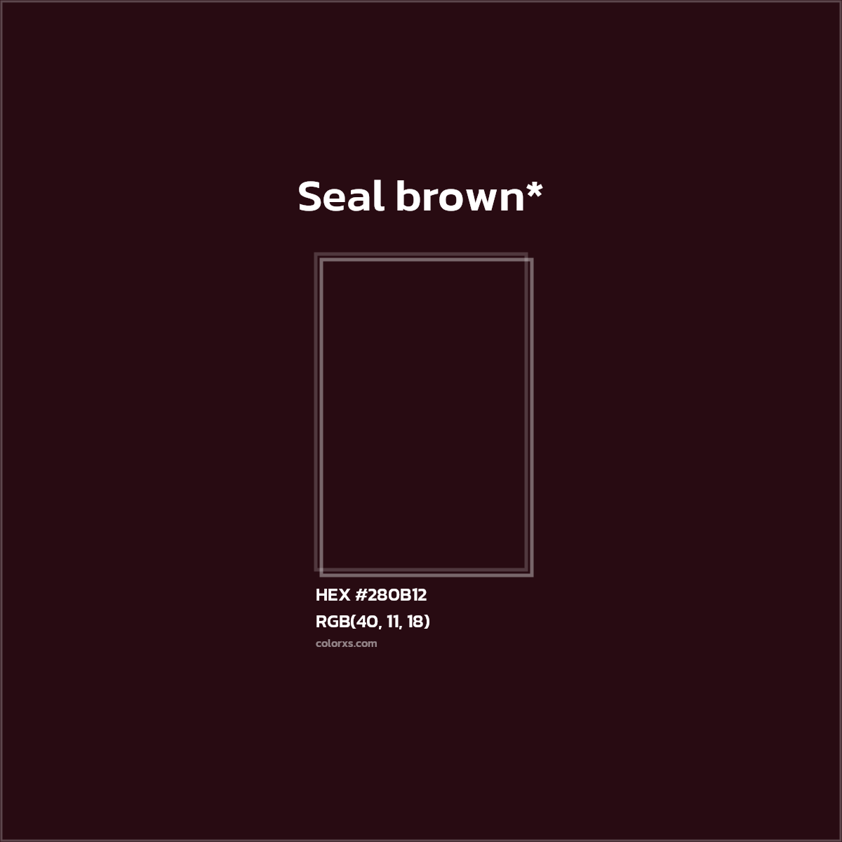 HEX #280B12 Color Name, Color Code, Palettes, Similar Paints, Images