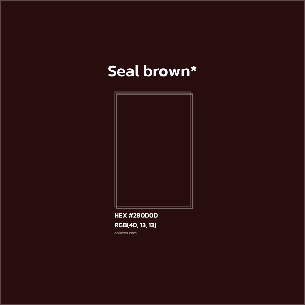 HEX #280D0D Color Name, Color Code, Palettes, Similar Paints, Images