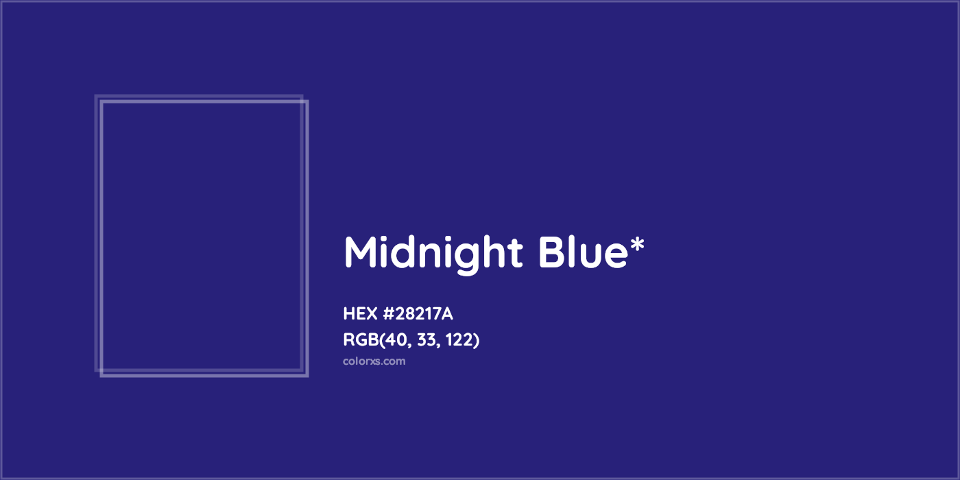 HEX #28217A Color Name, Color Code, Palettes, Similar Paints, Images