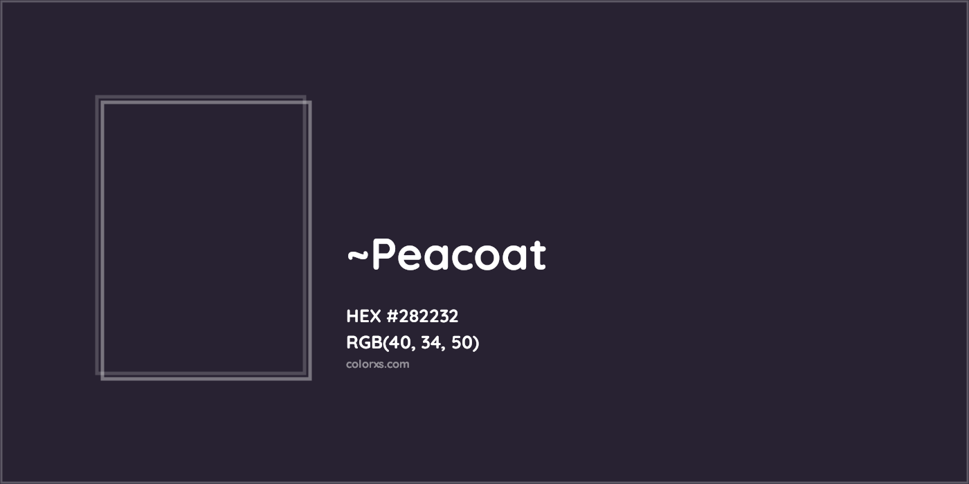HEX #282232 Color Name, Color Code, Palettes, Similar Paints, Images