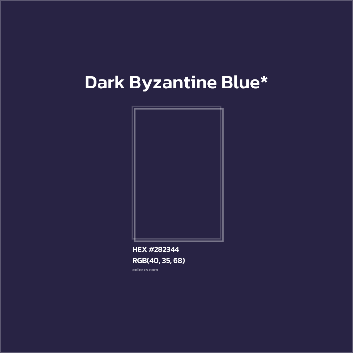 HEX #282344 Color Name, Color Code, Palettes, Similar Paints, Images