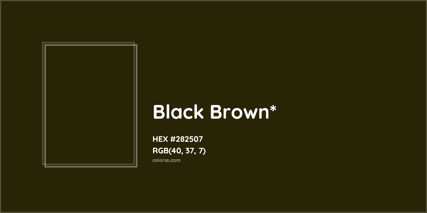 HEX #282507 Color Name, Color Code, Palettes, Similar Paints, Images