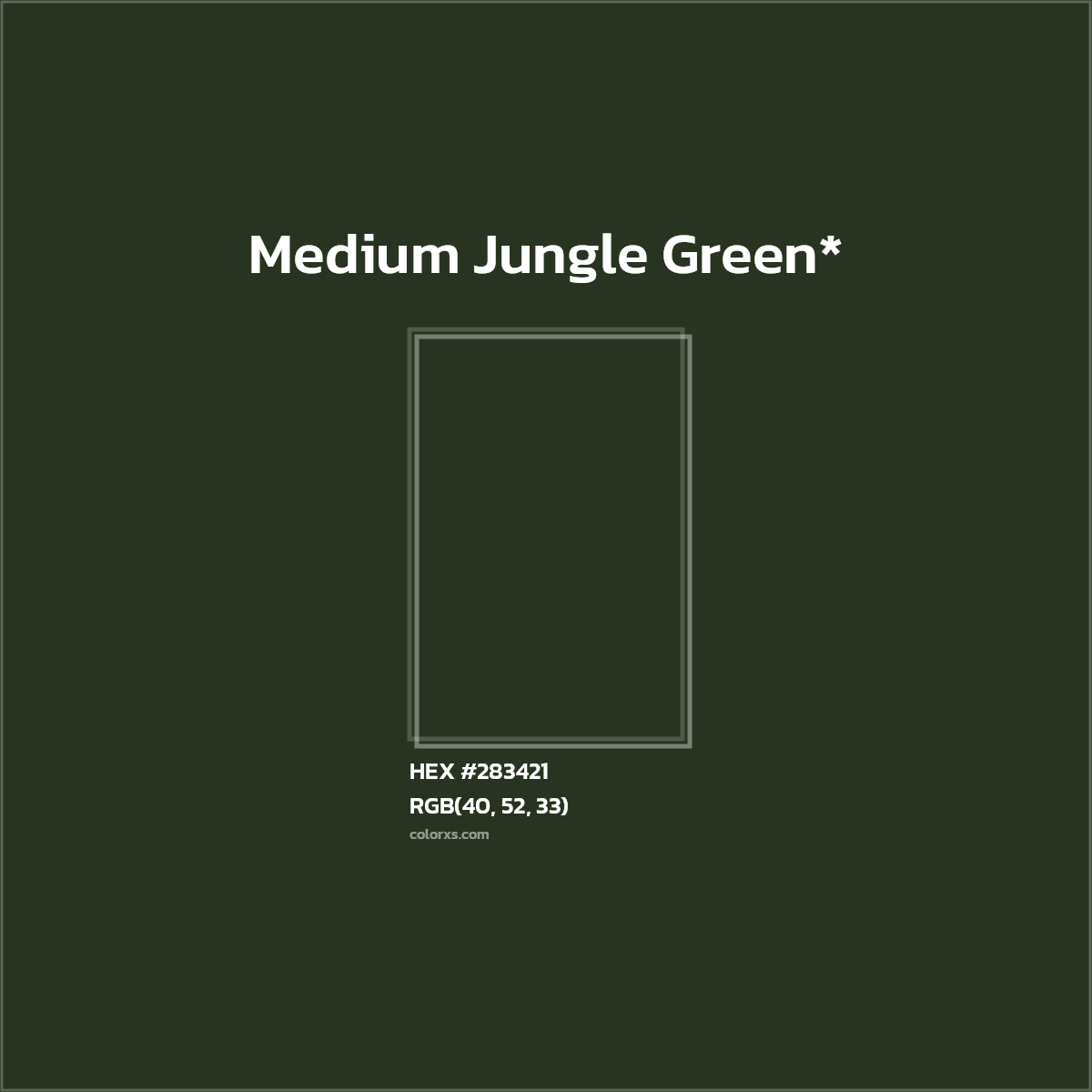 HEX #283421 Color Name, Color Code, Palettes, Similar Paints, Images