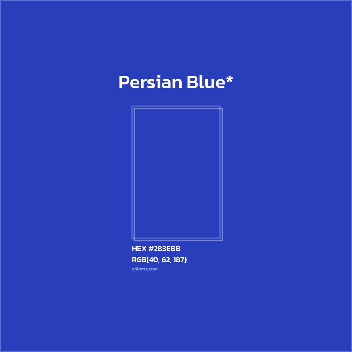 HEX #283EBB Color Name, Color Code, Palettes, Similar Paints, Images