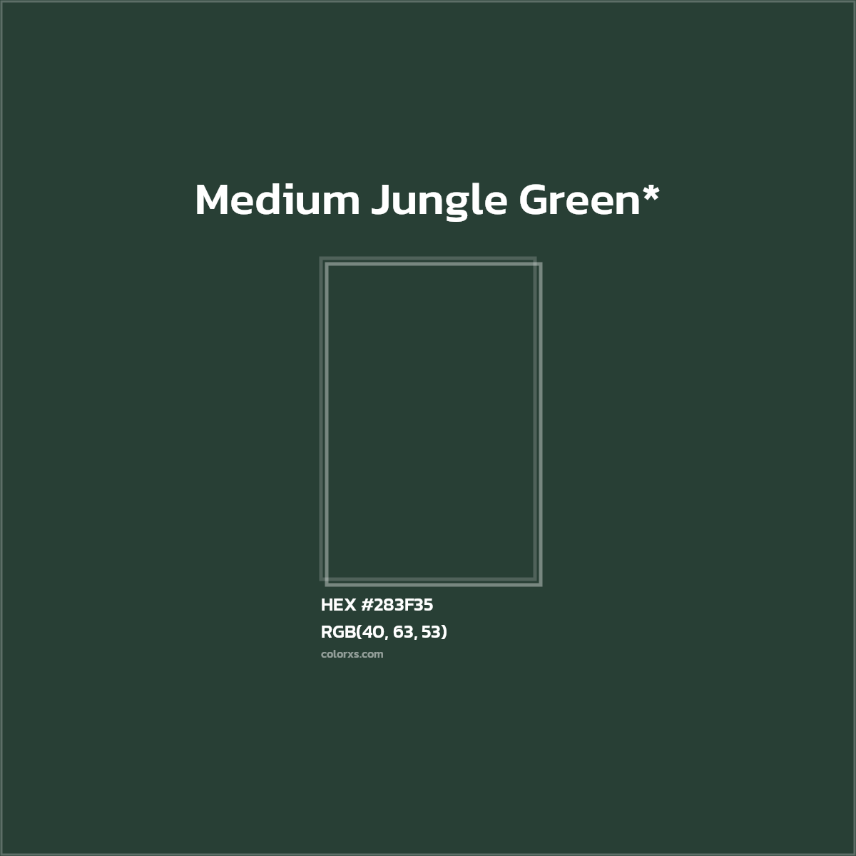 HEX #283F35 Color Name, Color Code, Palettes, Similar Paints, Images