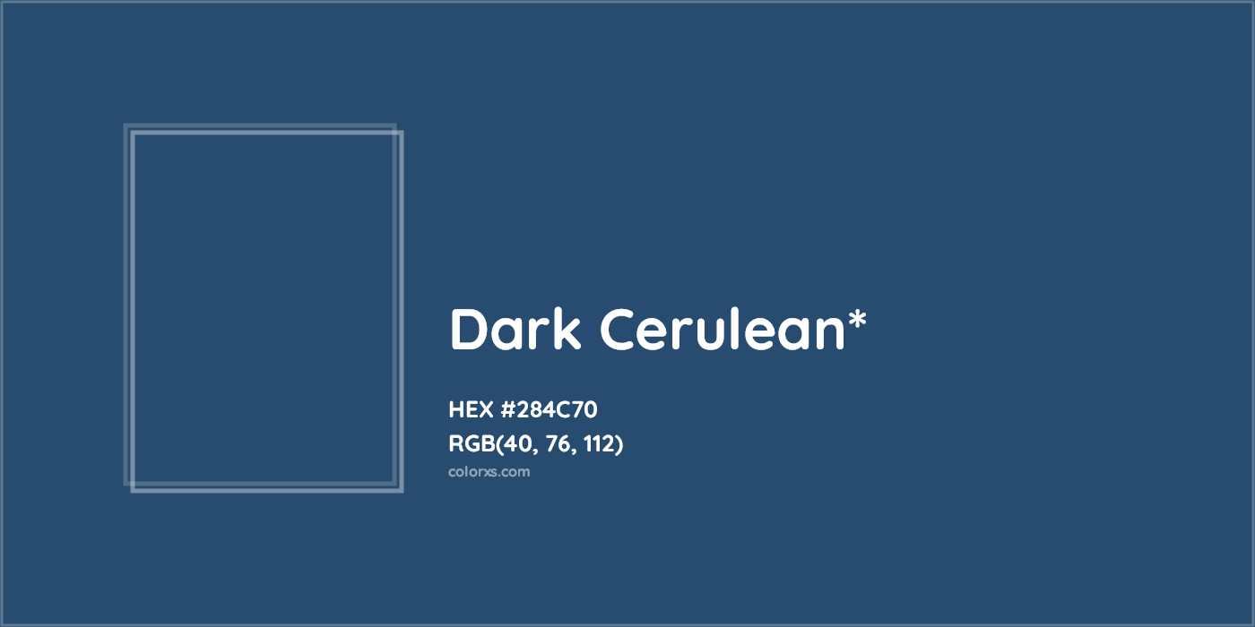 HEX #284C70 Color Name, Color Code, Palettes, Similar Paints, Images