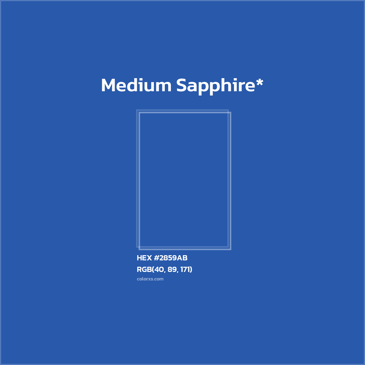 HEX #2859AB Color Name, Color Code, Palettes, Similar Paints, Images