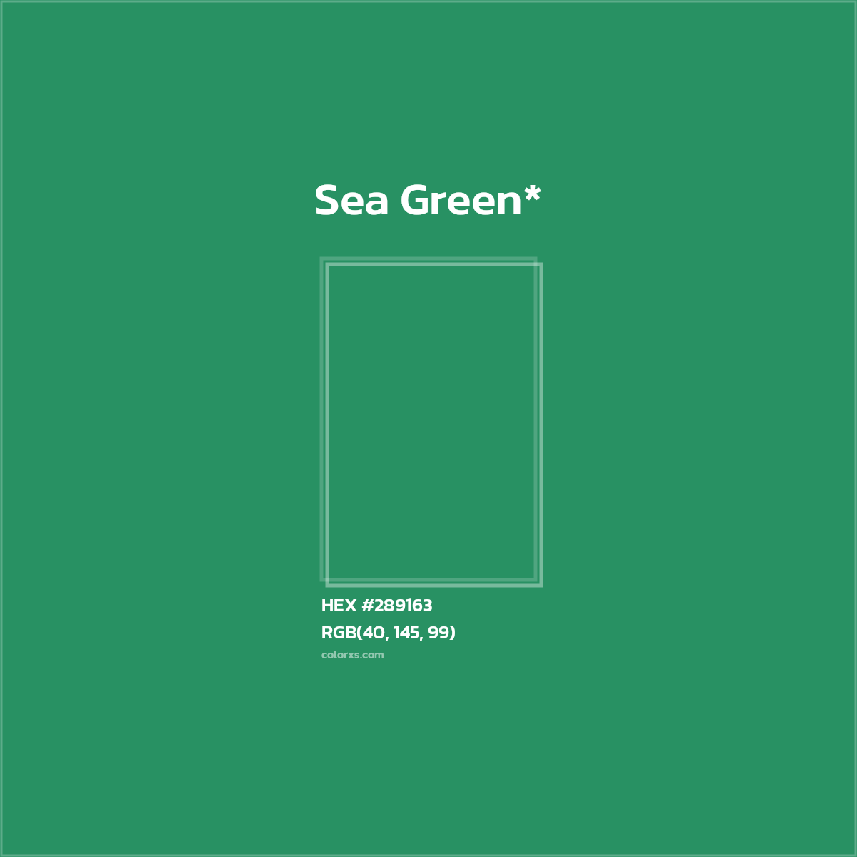 HEX #289163 Color Name, Color Code, Palettes, Similar Paints, Images
