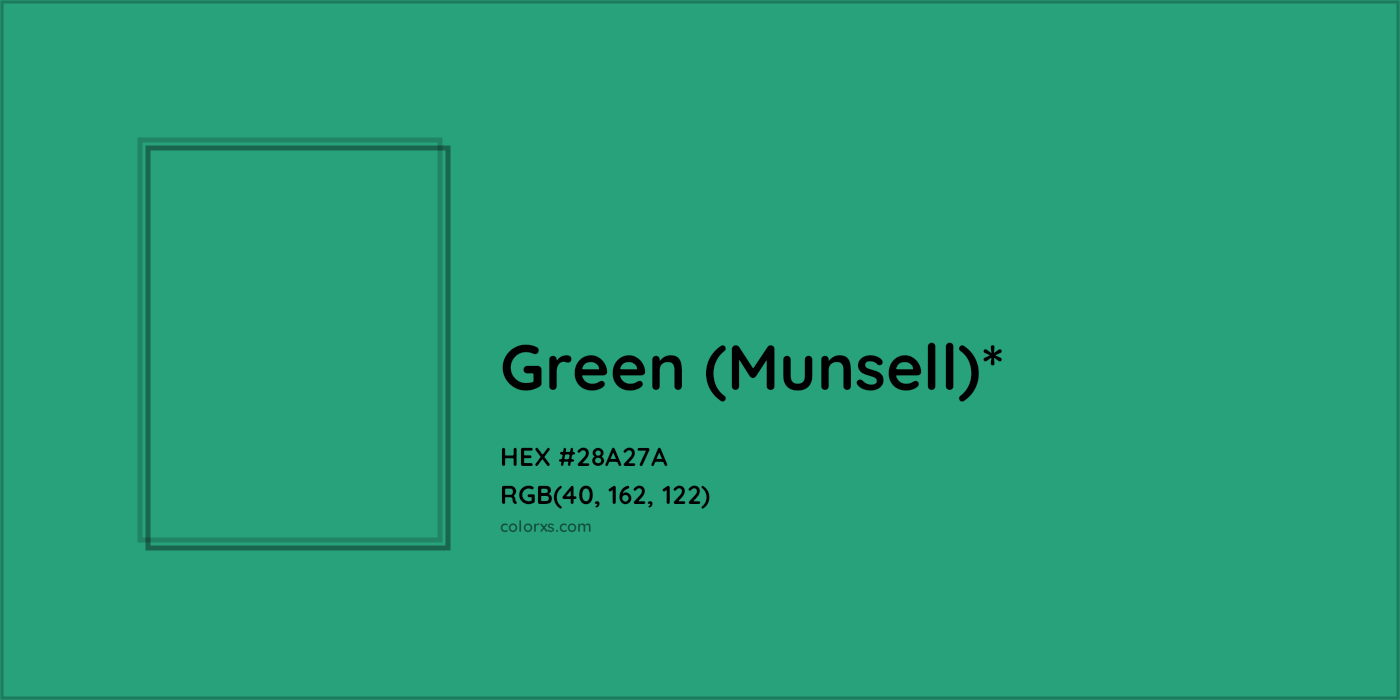 HEX #28A27A Color Name, Color Code, Palettes, Similar Paints, Images