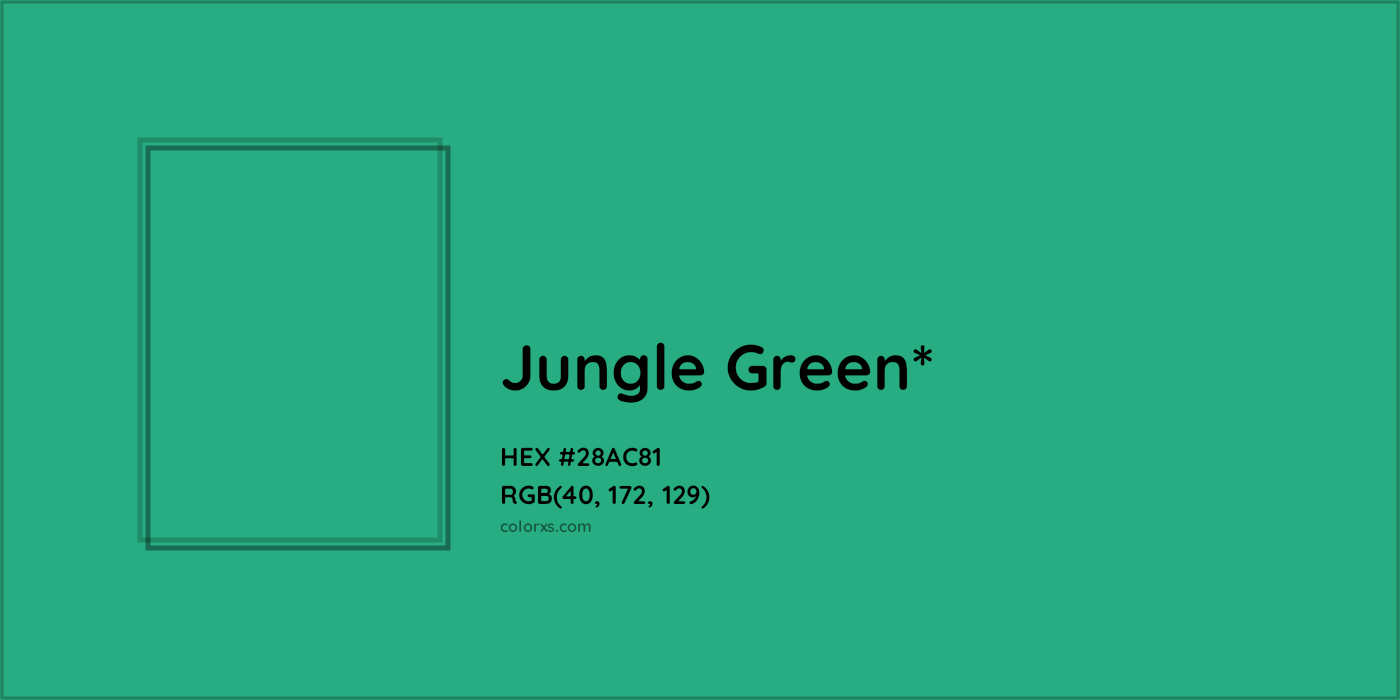 HEX #28AC81 Color Name, Color Code, Palettes, Similar Paints, Images