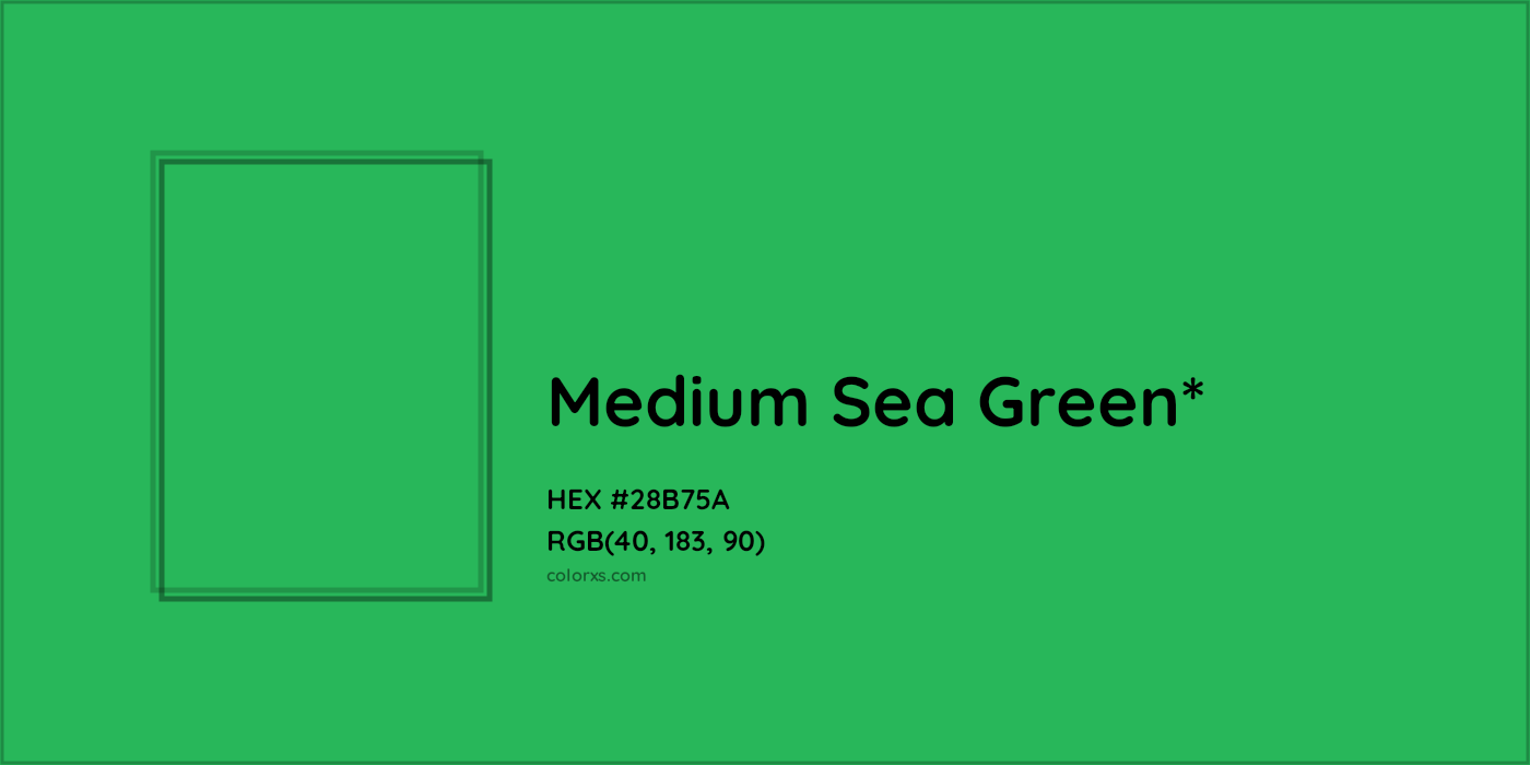 HEX #28B75A Color Name, Color Code, Palettes, Similar Paints, Images