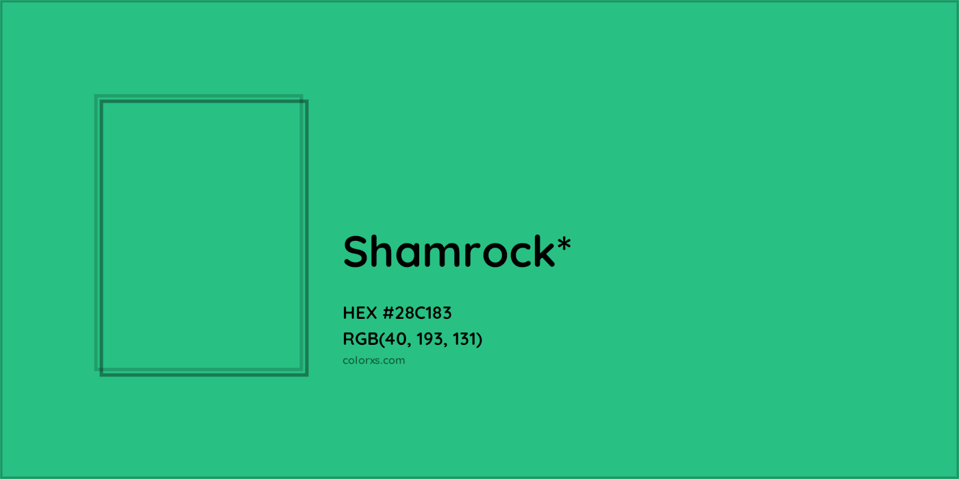 HEX #28C183 Color Name, Color Code, Palettes, Similar Paints, Images