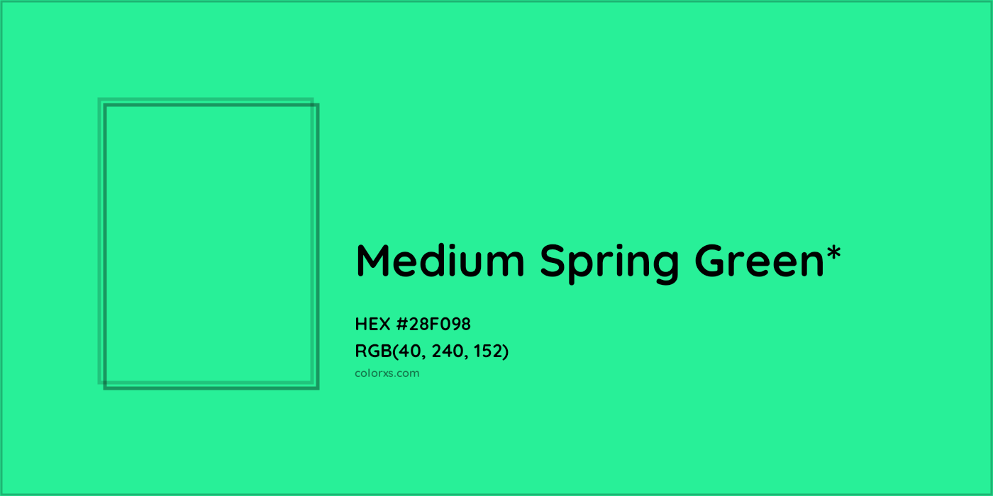 HEX #28F098 Color Name, Color Code, Palettes, Similar Paints, Images