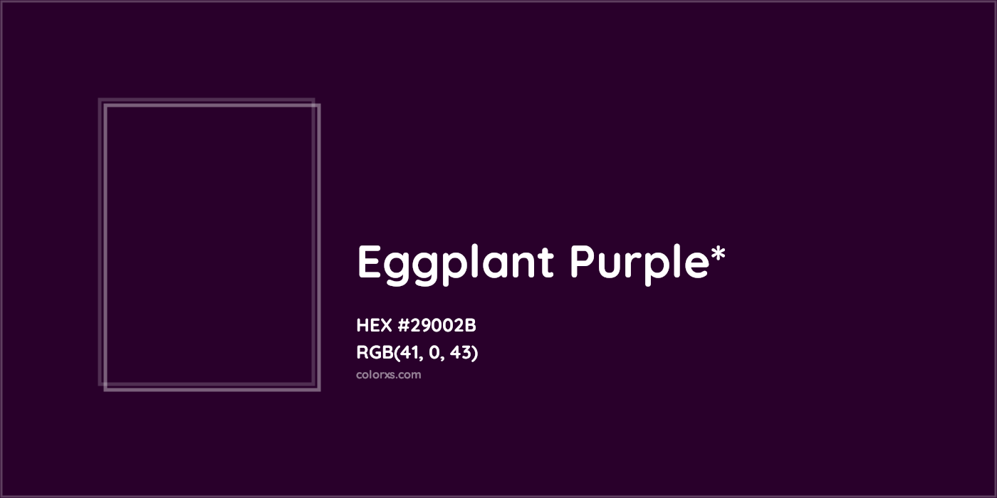 HEX #29002B Color Name, Color Code, Palettes, Similar Paints, Images