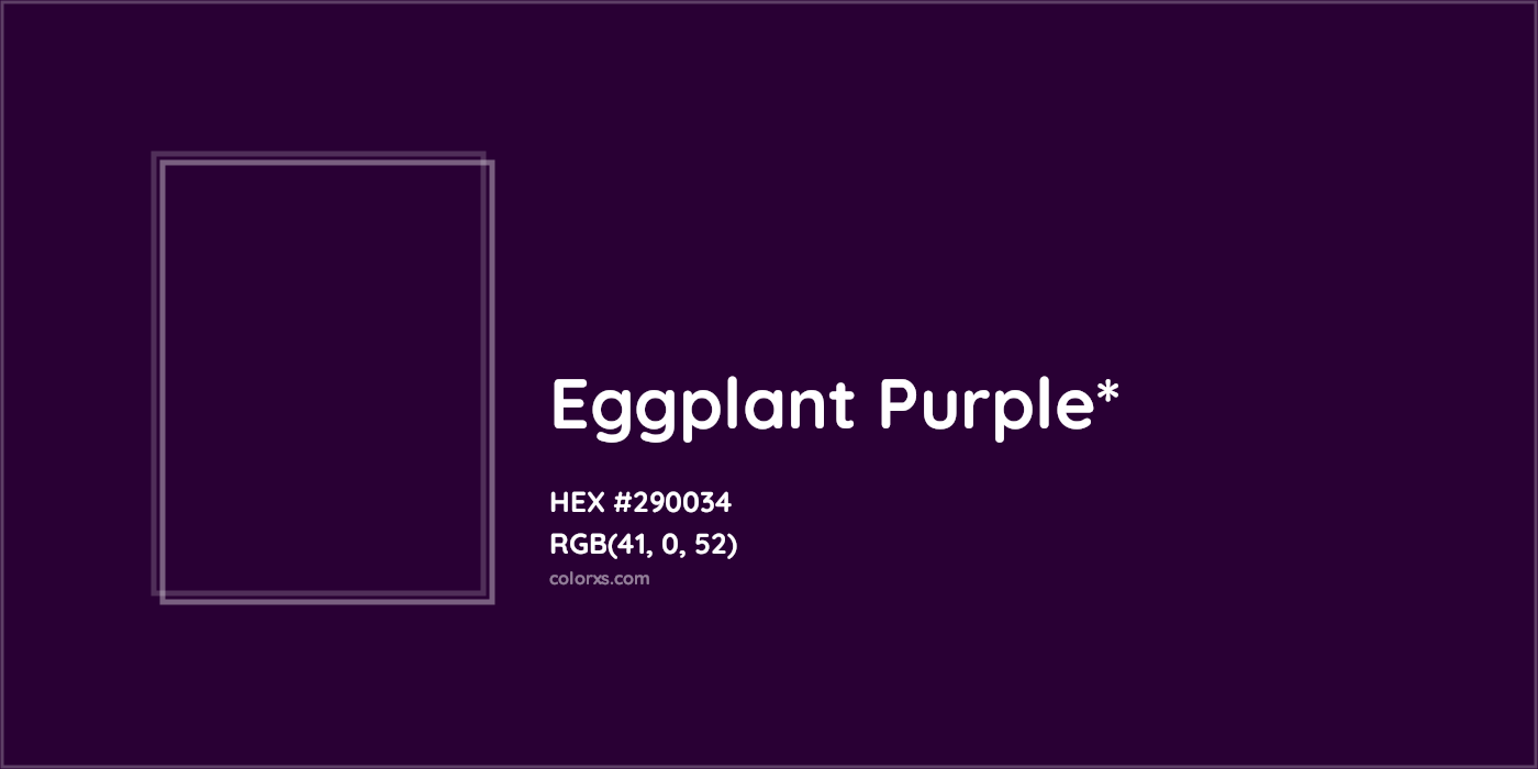HEX #290034 Color Name, Color Code, Palettes, Similar Paints, Images