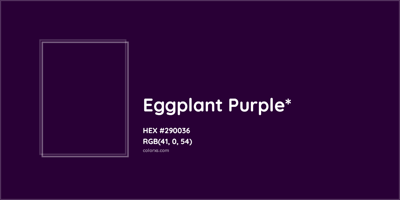 HEX #290036 Color Name, Color Code, Palettes, Similar Paints, Images