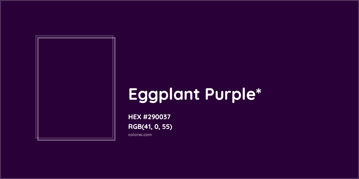 HEX #290037 Color Name, Color Code, Palettes, Similar Paints, Images