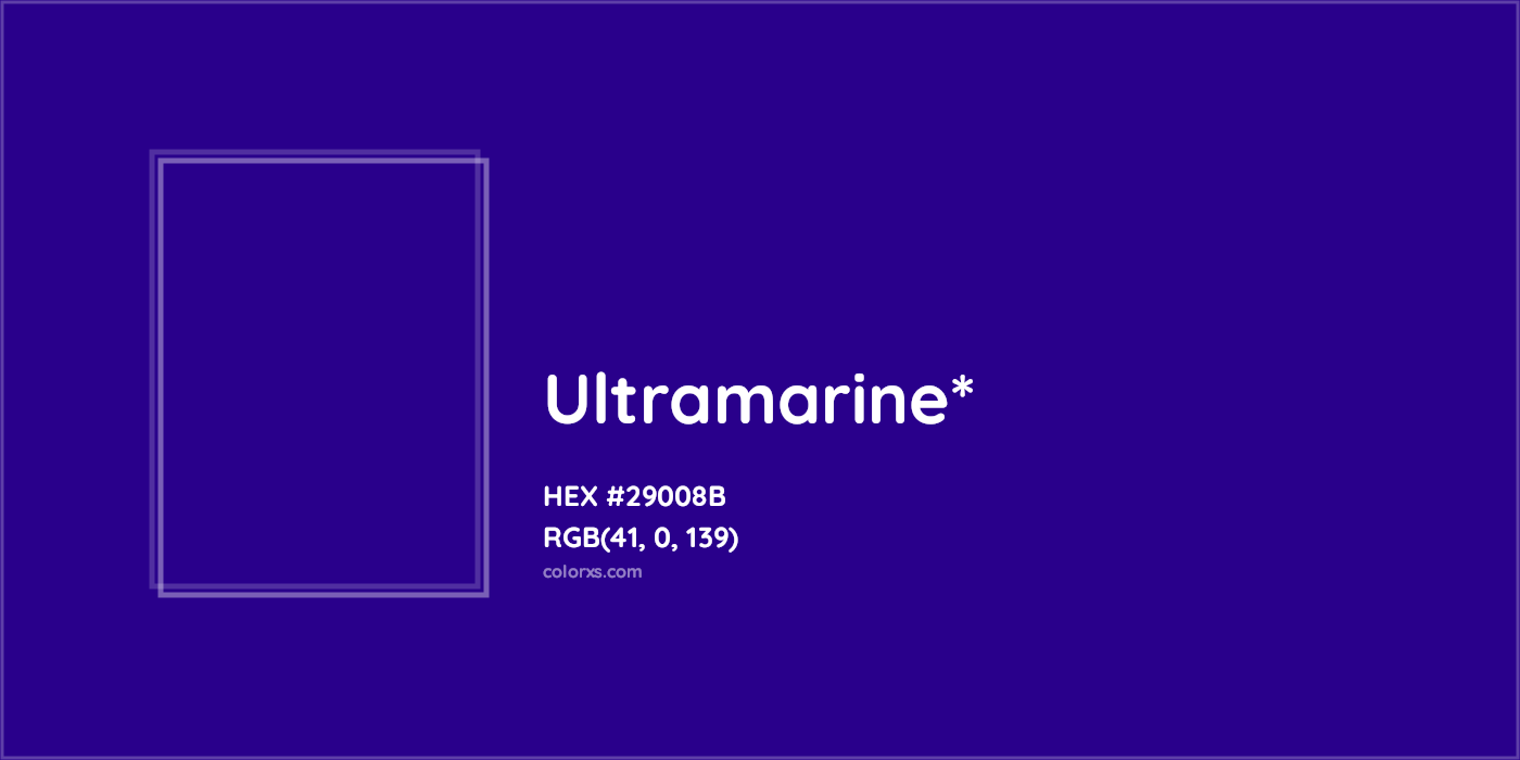 HEX #29008B Color Name, Color Code, Palettes, Similar Paints, Images