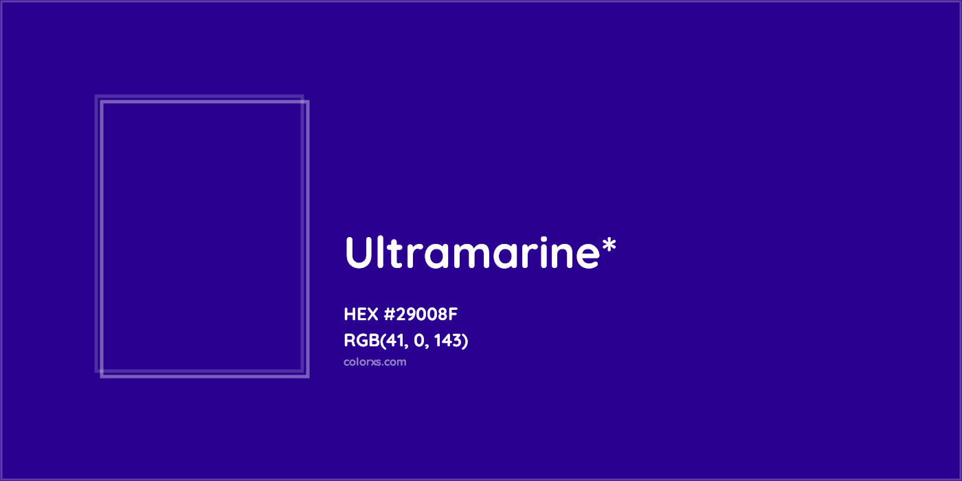 HEX #29008F Color Name, Color Code, Palettes, Similar Paints, Images