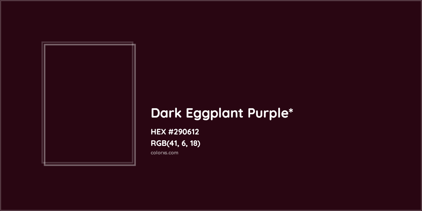 HEX #290612 Color Name, Color Code, Palettes, Similar Paints, Images