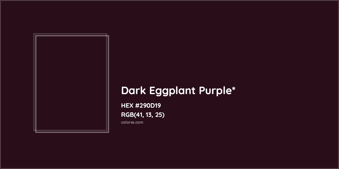 HEX #290D19 Color Name, Color Code, Palettes, Similar Paints, Images