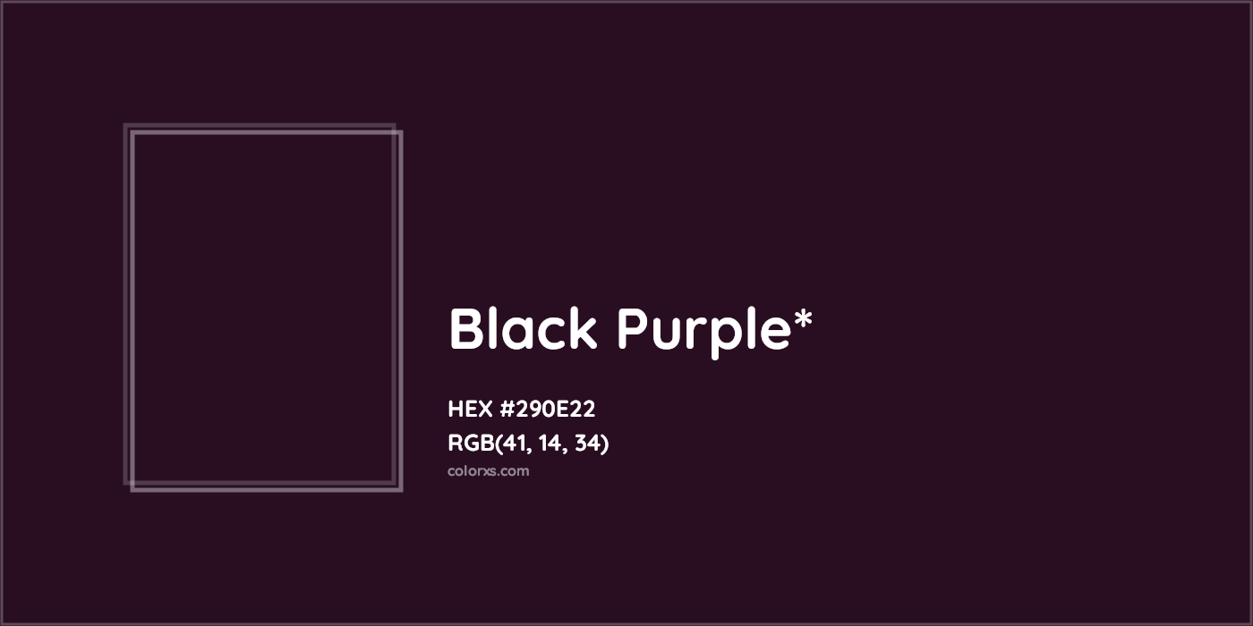 HEX #290E22 Color Name, Color Code, Palettes, Similar Paints, Images