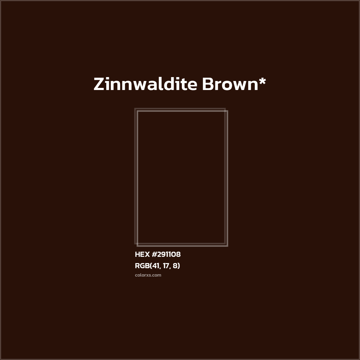 HEX #291108 Color Name, Color Code, Palettes, Similar Paints, Images