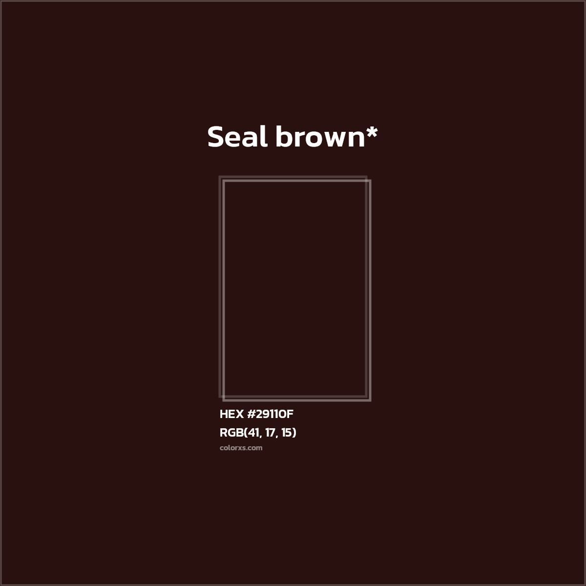 HEX #29110F Color Name, Color Code, Palettes, Similar Paints, Images