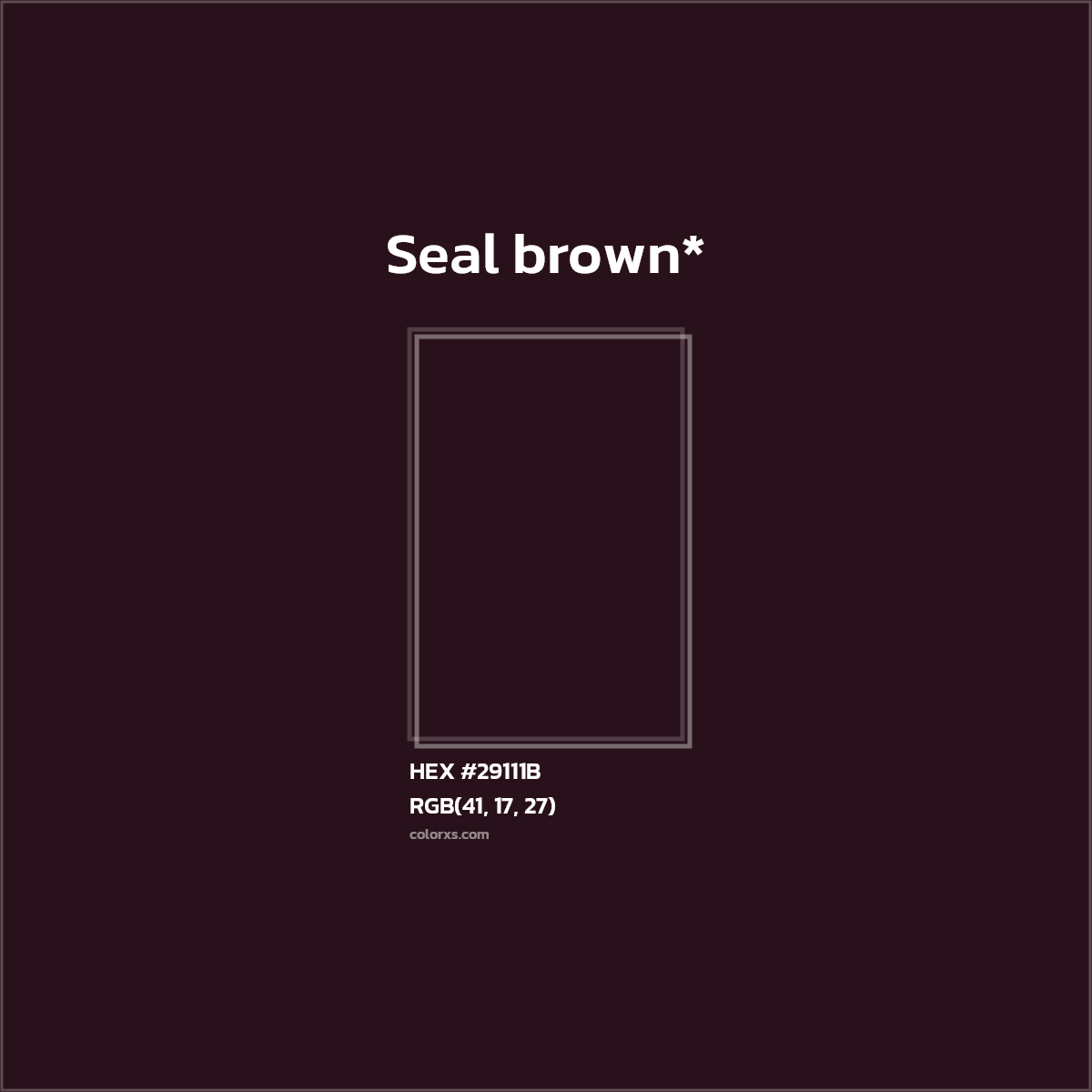 HEX #29111B Color Name, Color Code, Palettes, Similar Paints, Images