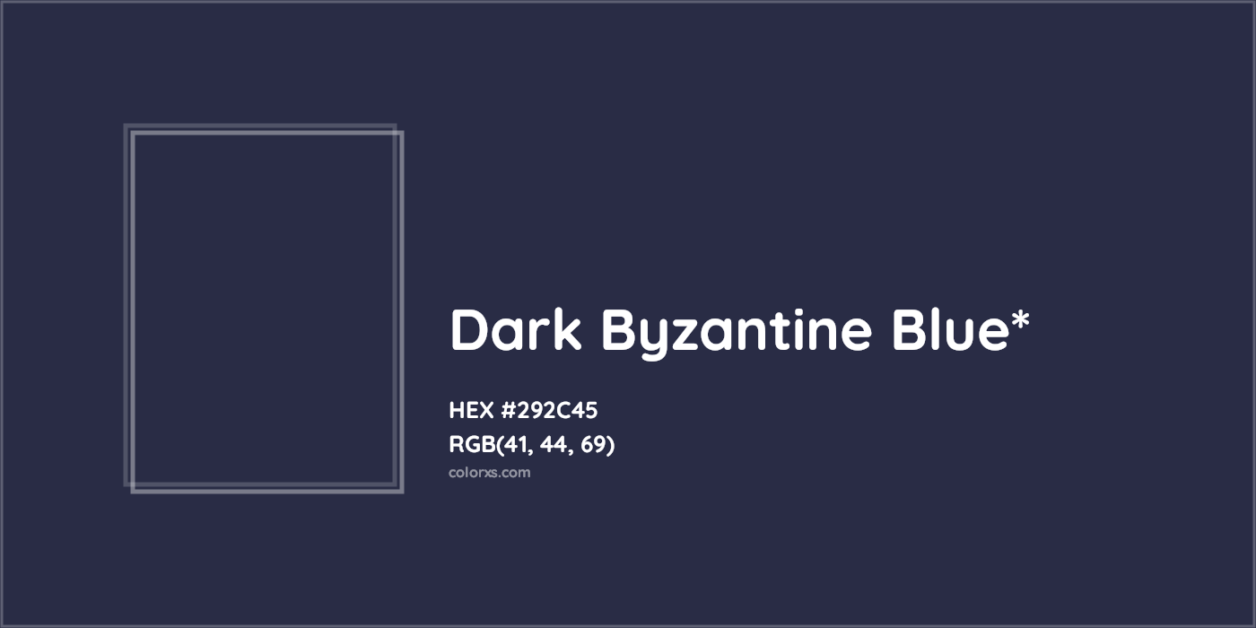 HEX #292C45 Color Name, Color Code, Palettes, Similar Paints, Images