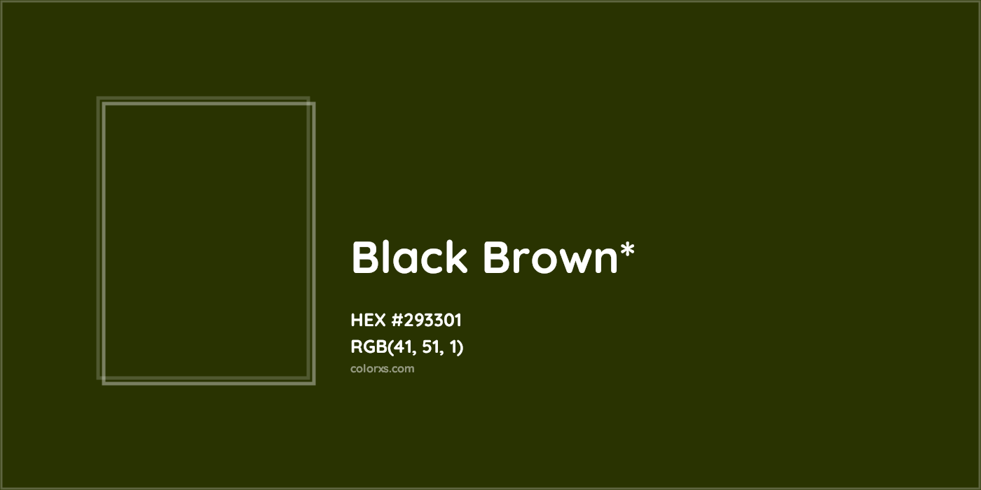 HEX #293301 Color Name, Color Code, Palettes, Similar Paints, Images