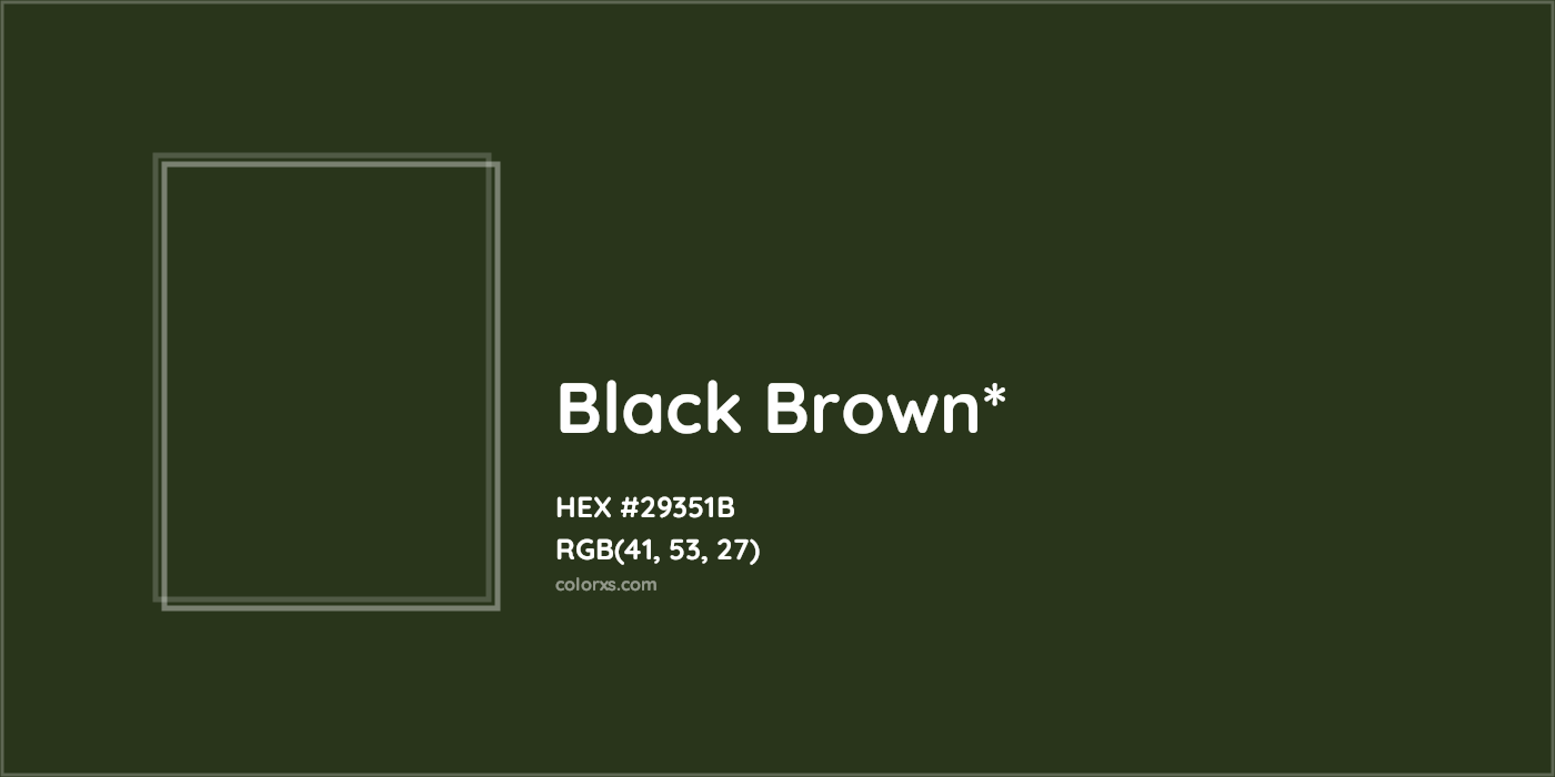HEX #29351B Color Name, Color Code, Palettes, Similar Paints, Images
