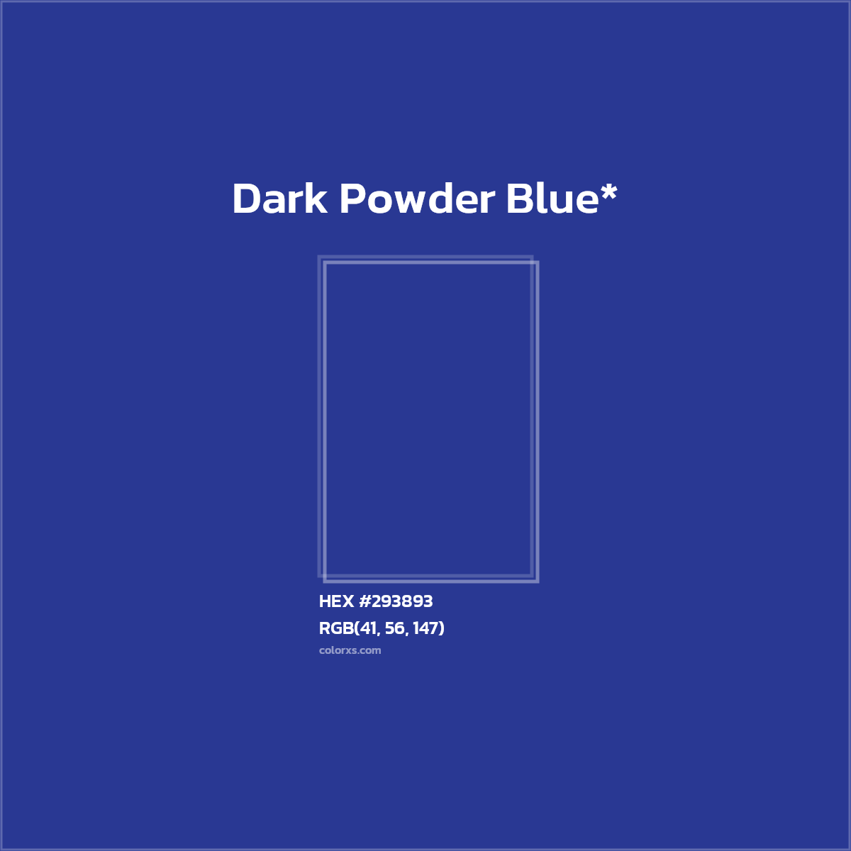 HEX #293893 Color Name, Color Code, Palettes, Similar Paints, Images