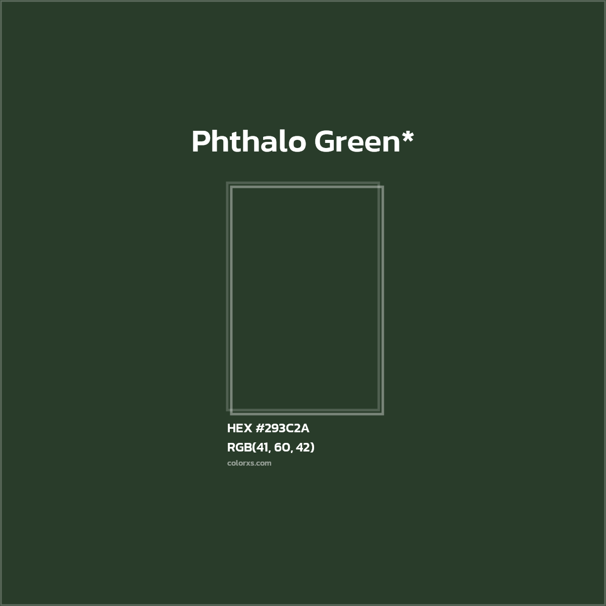 HEX #293C2A Color Name, Color Code, Palettes, Similar Paints, Images