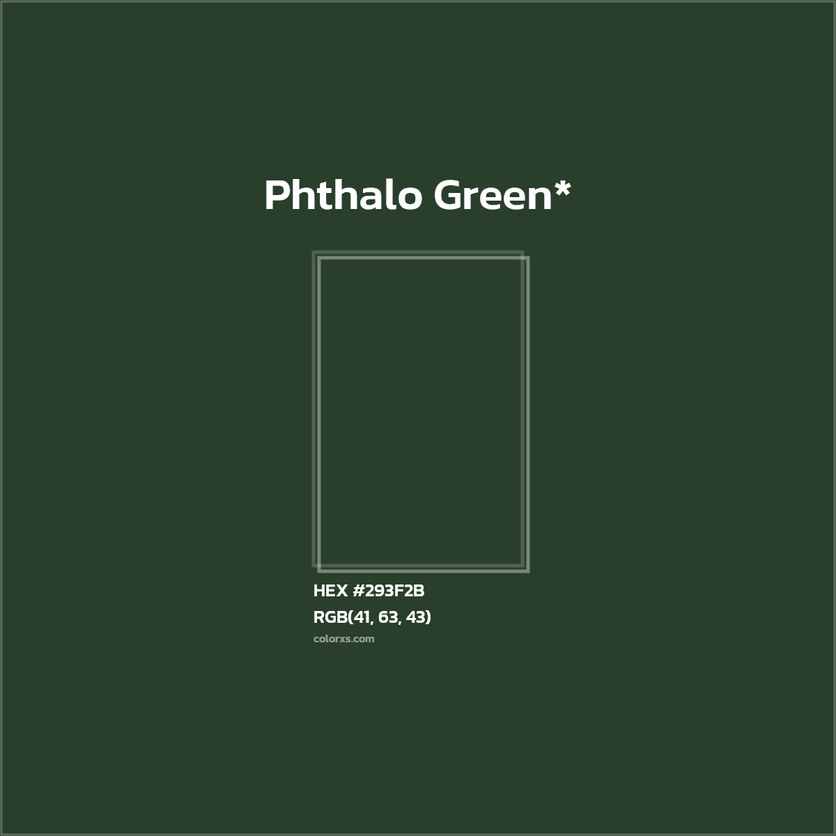 HEX #293F2B Color Name, Color Code, Palettes, Similar Paints, Images